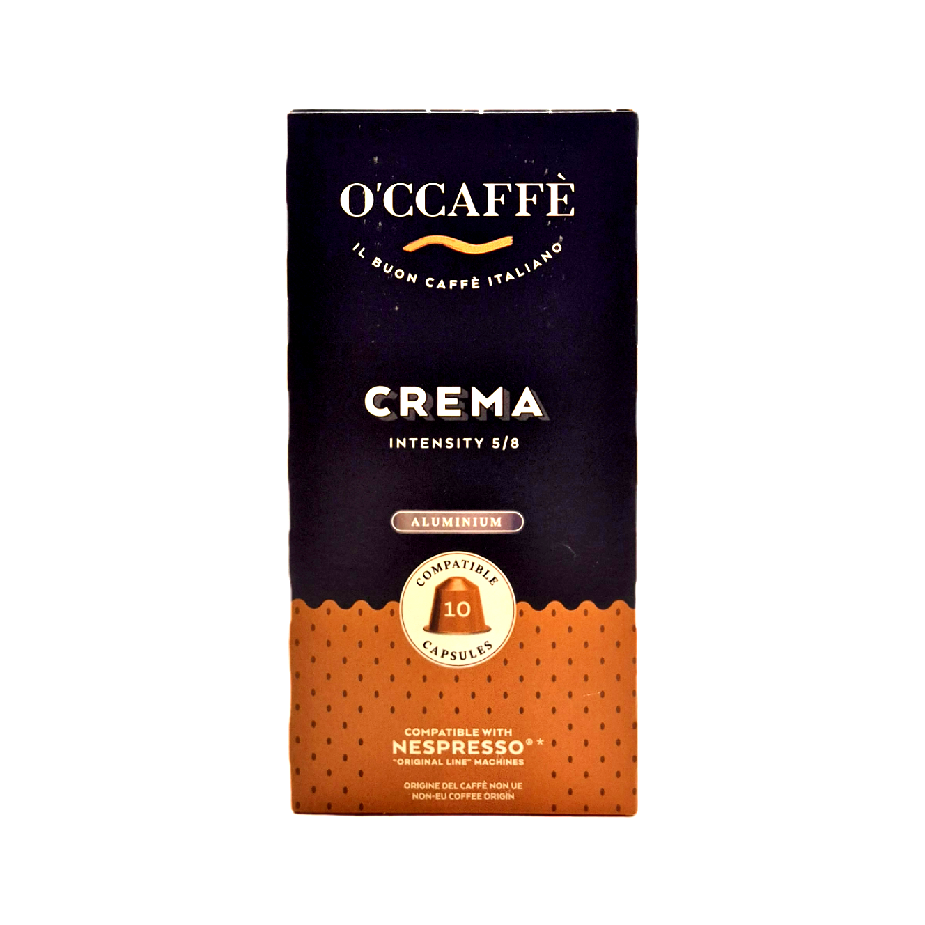 Kapsle pro Nespresso O'Ccaffé Crema hliník 10 porcí